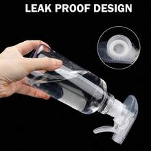 [200ml Multi-Functional Spray Bottles] 200ml Premium Spray Bottles Classic Transparent Design For Kitchen Oil Spray, Hair Styling, Vegetation, Cleansing, Hair Care And Light Beige Care - Multi-Functional Empty Bottles, Reusable - 白色 - 查看 4