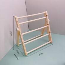 木制手链展示架，用于珠手链、袖口手链、珠宝、配饰、发夹、发带、发带收纳整理器 - 多色款 - 查看 14