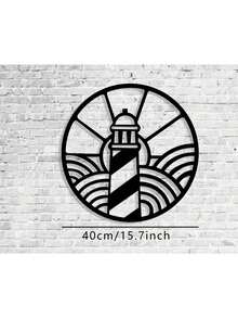 金属装饰航海罗盘墙饰，适用于客厅、卧室、办公室、门廊、花园、露台、海滩主题家居装饰房间装饰夏季家居装饰