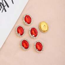 50pcs Oval Water Drops, Diamond Rings, Hand-Sewn Diamonds, Clothing, Accessories, Hats, Shoes, Bags, Accessories