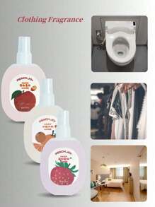 1PC 120ML Clothing Fragrance, Fruit Scented Air Freshener Can Be Used For Clothing Bedroom Closet To Remove Odors Air Freshener Valentine Day Valentines Supplies Wedding Items