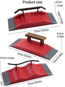 Conjunto de rampa para dedo skate de decoración navideña, kit de rampa de parque de dedo skate en miniatura, conjunto de juguetes de dedo skate, accesorios de entrenamiento, regalos de cumpleaños para adultos, pro dedo skate, artículos de skate, Tec Deck, skate, Navidad, dedo skate, Dek, skate>Wpc, medio cumpleaños