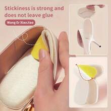 1 Pair Durable Heel Adjusters - Anti-Skid Stabilizers And Comfortable Insoles - Instantly Adjust Shoe Size By 1/2 - Fashion High Heel Size Converter