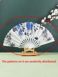 1/2 Stücke faltbarer Bambus Fächer für Mädchen mit Quasten & Blumen, traditionelles chinesisches Kostüm Tanzzubehör Vintage, Mädchen Bambus faltbarer China-Chic kleiner Fächer mit Quasten Blume Kostüm-Requisiten, eleganter, angenehmer und prachtvoll Stil, Fotografie Requisiten können mitgenommen und zusammengeklappt werden für den Sommer, für Hochzeiten, Geschenke, Hochzeitspartys, für Partys, Proms, Ausflüge