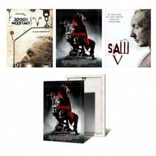 1 pièce Affiche murale sans cadre, affiche de film classique, Chainsaw Horror, impression sur canevas de qualité supérieure de 1 à 9, collection de fans, photos décoratives murales, imperméable et décoratif pour la maison Pop Horror
