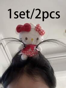 Sanrio 1 pieza Gato de cocina talla grande reciente, diadema decorativa super linda de Hello Kitty, diadema de pelo decorativa linda para fiesta.