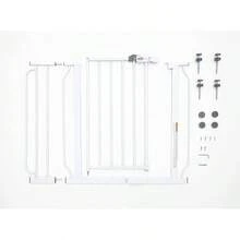 Puerta de , blanca, adecuada para anchos entre 29-34 pulgadas y 35-38.5 pulgadas, altura 30 pulgadas.Ancho 73.66 a 86.36 cm, ancho 88.9 a 97.79 cm, altura 76.2 cm. - blanco - Ver 7