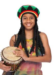 Unisex Braided Wig Knit Hat Beret Jamaica Rasta Beanie For Halloween, Suitable For Everyday Wear And Parties
