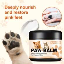 Baume pour les pattes de chien et de chat | Baume pour les coussinets des pattes de chien | Adoucissant pour le museau des chiens | Baume pour les pattes de chien et le baume pour le nez de chien pour les nez et les pattes secs, fissurés, irrités, qui démangent (1,411 oz*2)