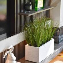 8/16PCS Artificial Plants,Artificial Shrubs Wheat Grass Greenery,Artificial Greenery Stems Fake Outdoor Plants For Home Decor,Fake Tall Grass Artificial Grass Plant For Outdoor Indoor Decor