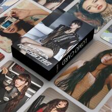 92pcs/55pcs LISA Solo LOMO Card | Thunder & ALTER EGO Album| World Tour Lisa Solo Collection | Kpop Cards, Selected Lisa Growth Collection Photo Commemorative Card,Pop Music Peripheral Fan Collection Card,92pcs (60 Cards + 32 Small Stickers), Box Decoration Birthday Gift Card