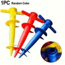 1pc Plastic Beach Umbrella Anchor, Suitable For Camping, Fishing And Outdoor Adventure Stake - Multicolor - View 3