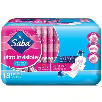 18-Count Ultra Invisible Thin Regular Pads With Wings For Women Zero Feel Aesthetic Period Care Menstrual Pads Clean Girl Aesthetic Sensitive Skin Friendly Breathable Sanitary Napkins High Absorbency Daily Hygiene Postpartum Essentials Maternity Care Hospital Bag Essentials Soft Comfortable Leakproof Protection Fragrance Free Feminine Care Activewear Essentials No Show Period Panty Liners