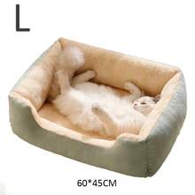 Bed Cats Pet Products Cushions Kitten Goods Accessories Dog All Houses Supplies Things Accessory Habitats Basket House Beds - Xanh-L - Xem 13