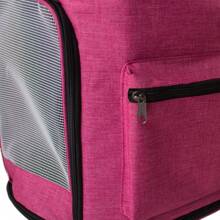 Foldable Pet Backpack Carrier – Soft-Sided Travel Bag For Small Dogs & Cats, Breathable, Dual-Entry