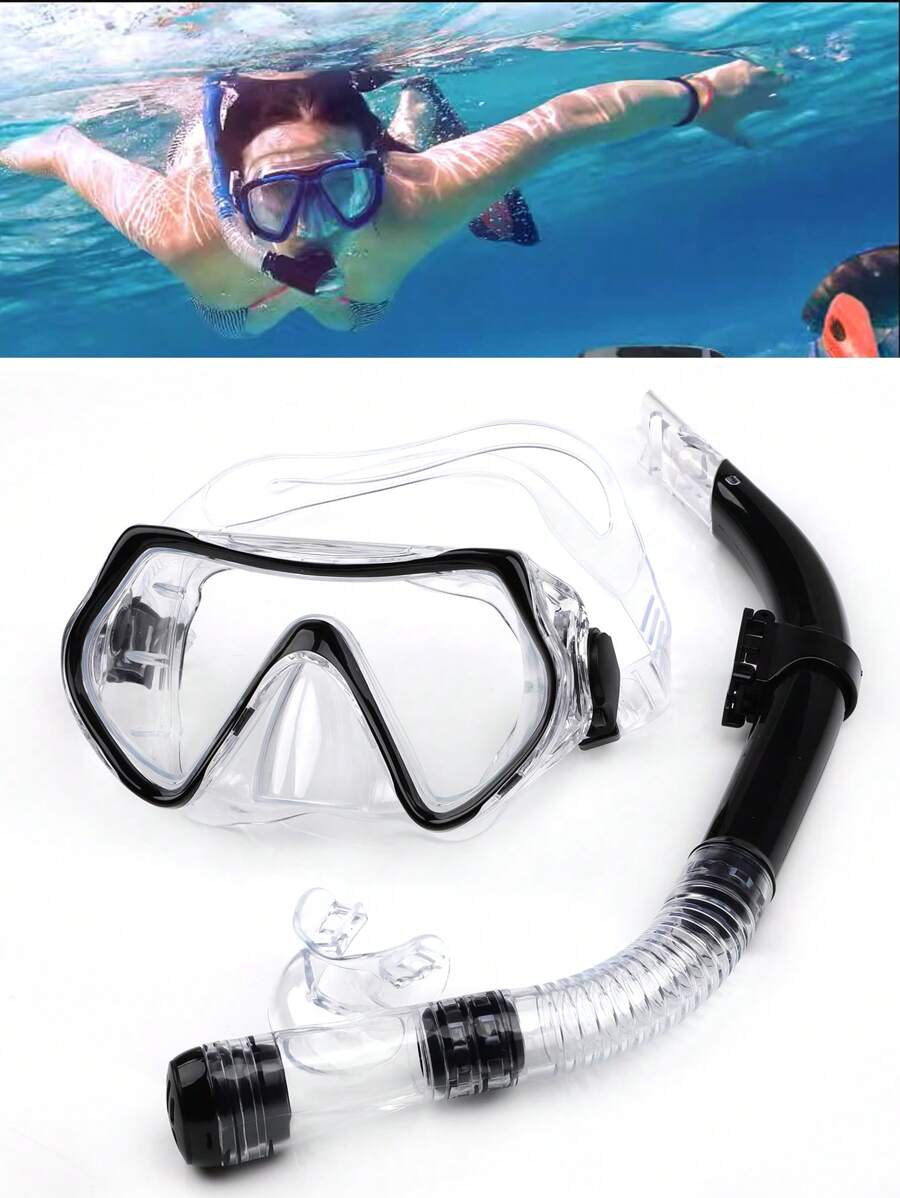 SHENYU Adult & Teen Unisex Snorkel Set With Mask And Breathing Tube