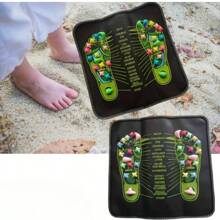 1pc Health Path Walking Carpet, Massage Mat With Simulated Pebble Stone For Foot Reflexology