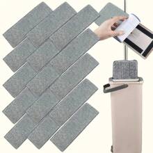 10/5/3/1pc Replacement Flat Mop Pads, Thick Mop Refill Cloths, Washable Mop Head, Mop Accessories, Non-Shedding, Cleaning Supplies