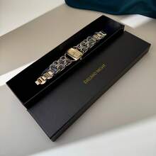 DAYAND NIGHT 2025年新款奢华复古女士手链表，金色石英时尚设计师腕表，适合派对、庆典或日常佩戴。情人节、周年纪念或生日的完美礼物。万圣节、圣诞节热销款