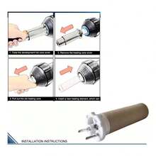 Elemento calefactor de 120 V y 1600 W con protector de pistola para Leister - Amarillo - Ver 3