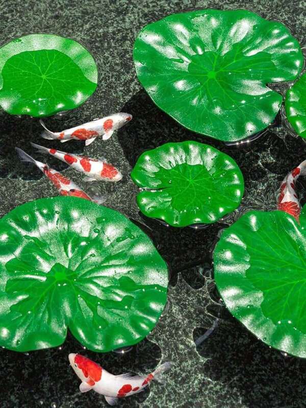 4/12pcs Floating Lily Pads For Ponds,Artificial Floating Lotus Leaves,Artificial Floating Foam Lotus Leaves,Floating Pond Plants,UV Resistant Floating Plants,Non-Fading Lotus Leaves,Realistic Artificial Lily Pad,Perfect For Garden Pond Fish Tank Decoration,For Pond Pool Koi Fish Patio Aquarium,Valentine Day,Gift Gifts Birthday Graduation,Garden Decor,Garden Accessories,Fish Tank Accessories,1pc