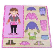 Kids Wooden Puzzles - Multicolor - View 3