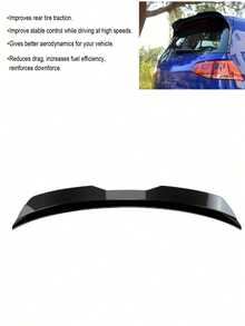 掀背车通用后车顶扰流板，适用于 MK1 至 MK7（2000-2021），汽车改装配件