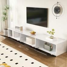 Television Stands & Entertainment Centers - 黑色+白色+MDF+刨花板+50-59吋+50-59英寸 - 查看 4