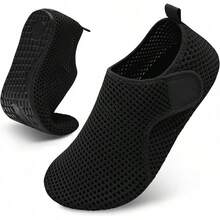 Scurtain Barefoot Shoes Women Men Beach Swim Aqua Socks Summer Quick-Dry Sandals Slippers - Meshblack - 查看 1