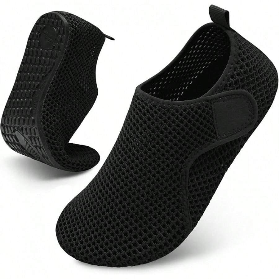 Scurtain Barefoot Shoes Women Men Beach Swim Aqua Socks Summer Quick-Dry Sandals Slippers - Meshblack - 查看 1