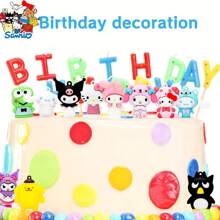 Sanrio 7pcs/1pc Hello Kitty And Friends Doll Set, Mixed Color PVC Collectibles, Unique Desktop Decorations, Artistic Design, Suitable For Office And Home Decoration, Cute Silicone Pendants For Bags, Backpacks And Party Gifts, Collectors' Collection, Perfect Halloween, Christmas, Thanksgiving Party Decorations (Patterns, Colors And Some Parts Are Random, Packaging Is Random)