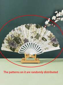 1/2 Stücke faltbarer Bambus Fächer für Mädchen mit Quasten & Blumen, traditionelles chinesisches Kostüm Tanzzubehör Vintage, Mädchen Bambus faltbarer China-Chic kleiner Fächer mit Quasten Blume Kostüm-Requisiten, eleganter, angenehmer und prachtvoll Stil, Fotografie Requisiten können mitgenommen und zusammengeklappt werden für den Sommer, für Hochzeiten, Geschenke, Hochzeitspartys, für Partys, Proms, Ausflüge