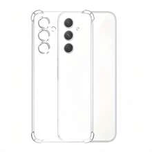 1pc Transparent Corner Protective Shock-Proof High Screen Cell Phone Case Compatible With Apple 16 Pro Max/ Pixel 9 Pro XL/Infinix Smart 8/Infinix Hot 40i/Spark 20/Spark 20C/Spark Go 2024/ Moto G84/Honor X9b/OnePlus Ace 3V/Galaxy S25 - Clear - View 2