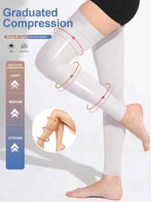 Unisex 20-30 MmHg Compression Sleeve Leg Shaping Stretchy Support Anti Slip Travel Yoga Stocking, Y2k