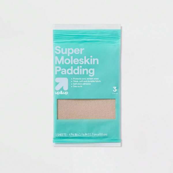 Moleskin Padding Sheets 3ct - Up&Up ™ For Emergency Kit Bag
