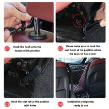Pet Dog Car Back Seat Barrier Mesh Net, Vehicles Dog Isolation Divider Net