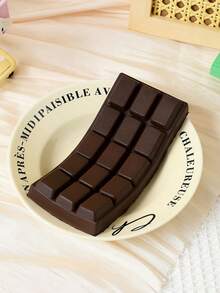 1pc Simulation Chocolate Squishy, Stress Relief Toy Pinch Pinch Fun Stress Relief Vent Toys Office Stress Reliever Small Gift Ornaments Squishy, Toy, Toys, Squishy, Taba Squishy - Brown - View 5