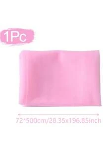 1 pièce Rideau voile rose transparent, drapé de plafond en mousseline, décoration de cérémonie de mariage romantique, rideau transparent polyvalent, décoration de mariage en extérieur, décoration de baby shower, décoration de réception de mariage, décoration de fête d'anniversaire, toile de fond d'arche de mariage, décoration d'arrière-plan de fête - Rose bonbon - Voir 10