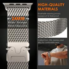 1pc Milanese Loop Apple Watch Band Magnetic Strap Adjustable Smartwatch & Wristband Replacements Compatible With Apple Watch S10 46mm 42mm Ultra 2 49mm 45mm 44mm 41mm 40mm 38mm Men's Women's Metal Breathable Waterproof Bracelet Compatible With Apple WatchiWatch Series 10 9 8 7 6 5 4 3 2 1 SE Strap Bracelet Smart Watch Accessories For Daily,Party,Holiday,Student Back To School For Mother, Father, Lover, Friend's Gift