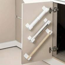 Estantes de almacenamiento de cocina que no requieren perforación, estantes de almacenamiento de papel de aluminio y película adherente, estantes para bolsas de comestibles, estantes para bolsas de plástico, estantes para bolsas de basura pequeñas montados en la pared, con ganchos adhesivos, estantes de almacenamiento ahorradores de espacio, adecuados para soluciones de almacenamiento montadas en la pared y en la puerta del gabinete, adecuados para cocinas, baños, lavanderías o garajes, Halloween y Navidad