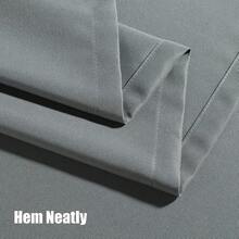 2025Hot-BONZER Waterproof Outdoor Curtains Patio, Premium Thick Privacy Weatherproof Grommet Outside Curtains Porch, Pergola, Cabana, 1 Panel, 54W X 84L Inch, - 灰色 - 查看 5