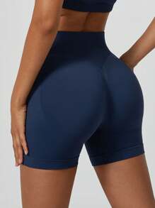 Shorts de gimnasio para mujer con alto soporte, shorts deportivos de ciclista para fitness, mallas sin costuras para entrenamiento, yoga y correr con efecto de levantamiento de glúteos