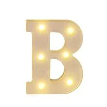 1pc Led Letter Light ,Name Letters Alphabet Letter LED Battery Night Light ,Weddings Birthdays Party Bedroom Decoration