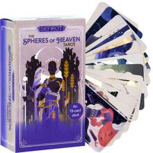 1 pièce - Cartes de tarot de fête purement anglaises, cartes de l'arbre de vie céleste, cartes de tarot de l'esprit, cartes de la série 78 Witt, convenant pour tous types de réunions familiales