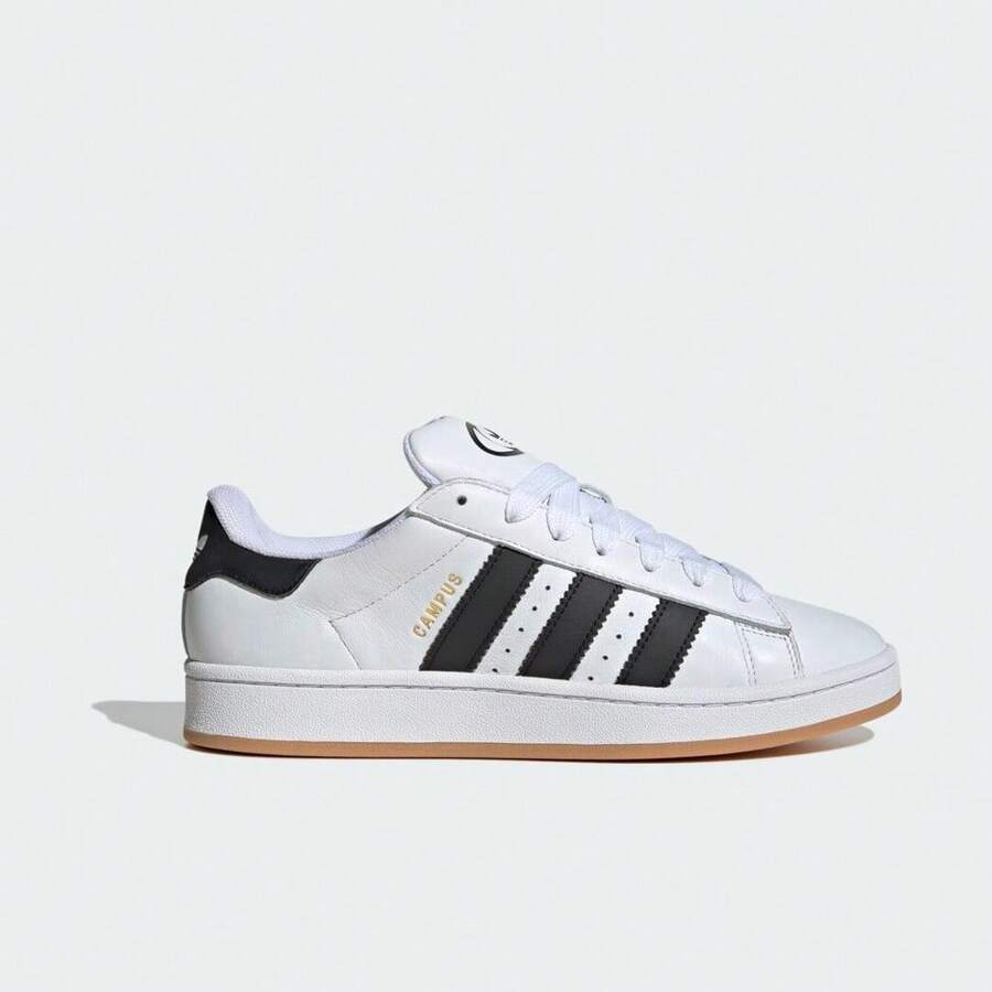 Adidas Originals Zapatillas deportivas informales de lona de corte bajo estilo campus para unisex JP9998 - Blanco - Ver 1
