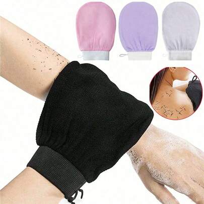 Găng tay tẩy tế bào chết 2 món mới, Găng tay tẩy tế bào chết toàn thân, Găng tay tẩy tế bào chết toàn thân hai mặt, Găng tay loại bỏ da chết, Tẩy tế bào chết toàn thân sâu cho nam và nữ, Găng tay tắm tẩy tế bào chết, Găng tay tẩy tế bào chết sâu cho làn da mịn màng và sáng bóng