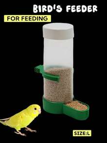 1pc/2pcs/3pcs Bird Automatic Drinker & Feeder, Parrot Water Bowl, Chicken Feed Cup & Cage Accessories