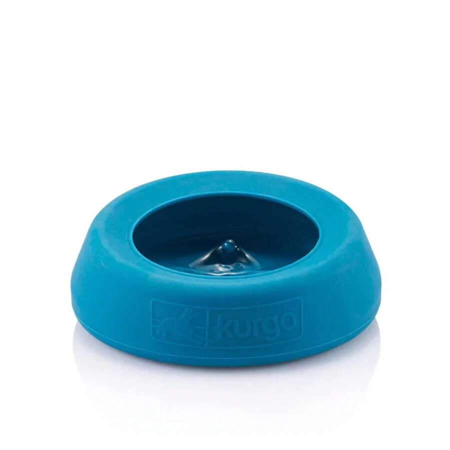 24oz Splash Free Wander Dog Bowl - Costal Blue