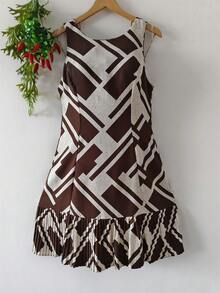 Women's Dress - Brown - View 1