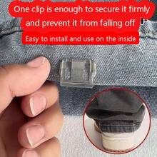 Invisible Pants Length Fixation Clips, Prevent Pants Legs Dragging, Sewingless Hidden Leg Closing Device, Prevent Pants Legs Touching The Ground, Suitable For Jeans, Trousers
